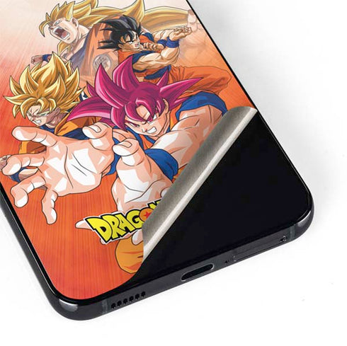 Dragon Ball Super Goku Evolution Galaxy S22 Plus Skin
